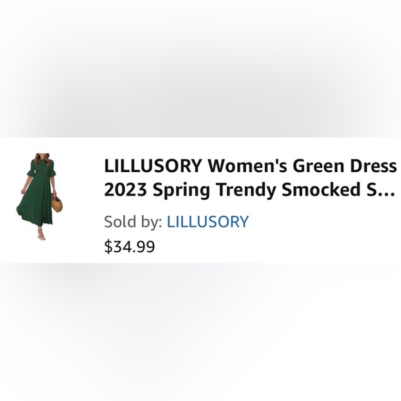 Green Ruffled Tiered Midi Sundress - Picture 6 of 7